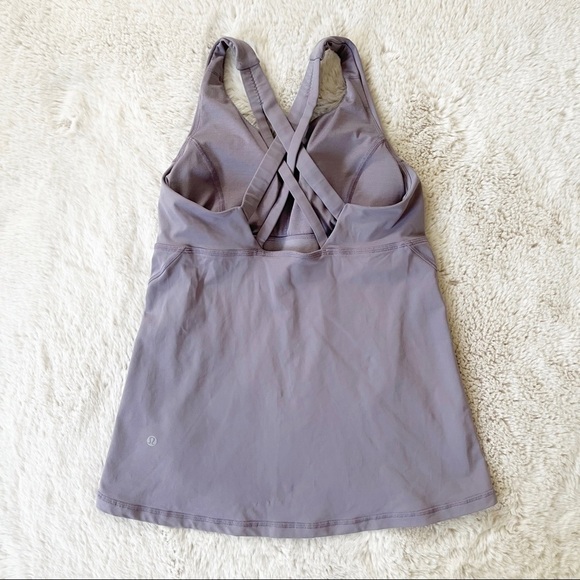 LULULEMON | Stash n Run Tank Dusty Dawn Size 6 - Picture 7 of 8